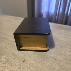 Handmade Box/wooden Book/treasure Box/mini tarot Box/jewelery